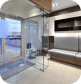 Reception area