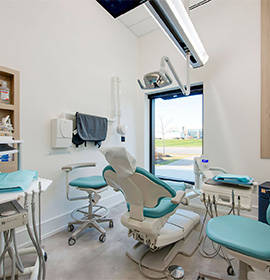 Dental exam room