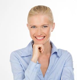 woman with attractive smile