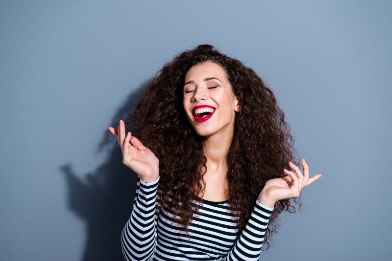 woman smiling in Brampton